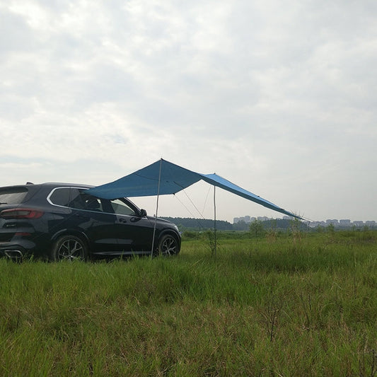 Skorter | Outdoor Picnic Camping Tent On The Side Of The Car Rain-proof Sunshade Canopy 200x440cm(Blue)