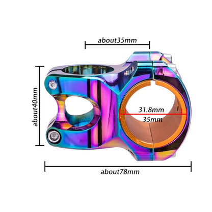 Skorter | ZTTO Mountain Bike CNC Colorful Hollow Aluminum Alloy Short Riser(35mm)