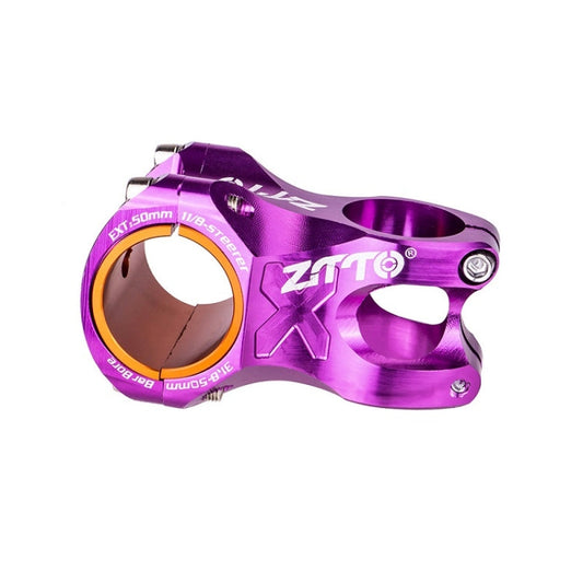 Skorter | ZTTO Bicycle Handlebar Hollow 0 Degree Short Riser(Purple)