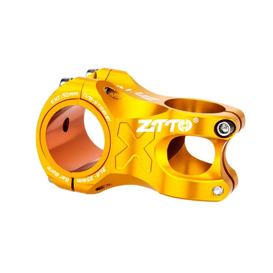 Skorter | ZTTO Bicycle Handlebar Hollow 0 Degree Short Riser(Gold)