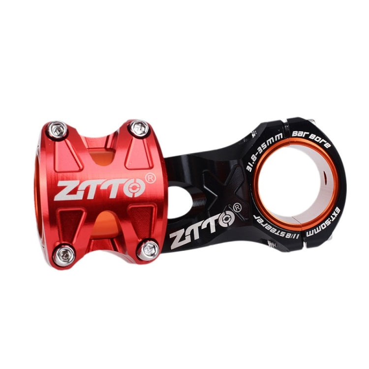 Skorter | ZTTO Bicycle Handlebar Hollow 0 Degree Short Riser(Red)