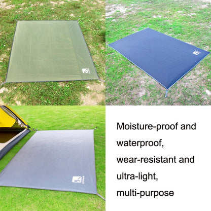 Skorter | Outdoor Tent Mats Thickened Oxford Cloth Waterproof Picnic Mat, Size: 210x210cm(Black)