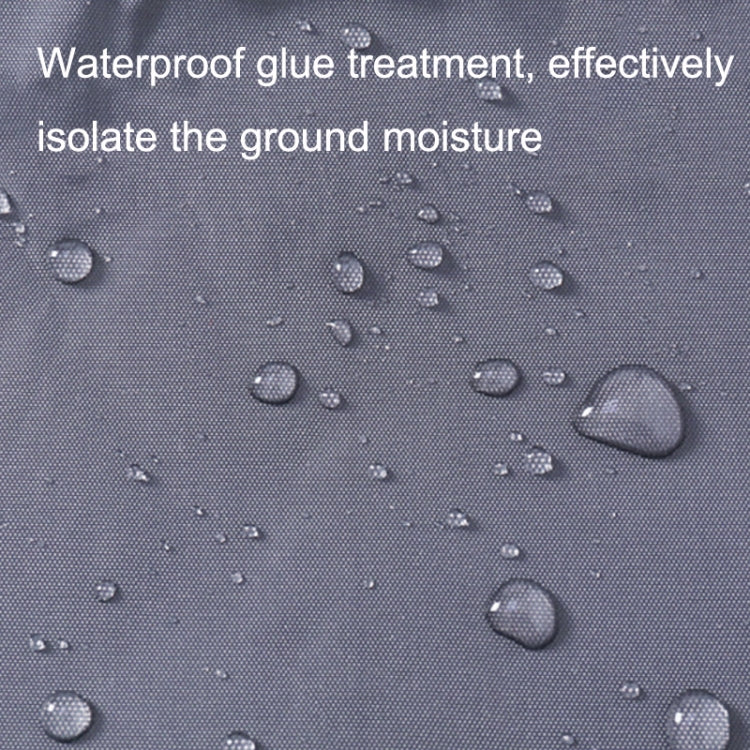 Skorter | Outdoor Tent Mats Thickened Oxford Cloth Waterproof Picnic Mat, Size: 210x210cm(Grey)