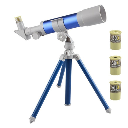 Skorter | Children High-definition Multiple Astronomical Telescope Science Teaching Aids(B Model Blue)