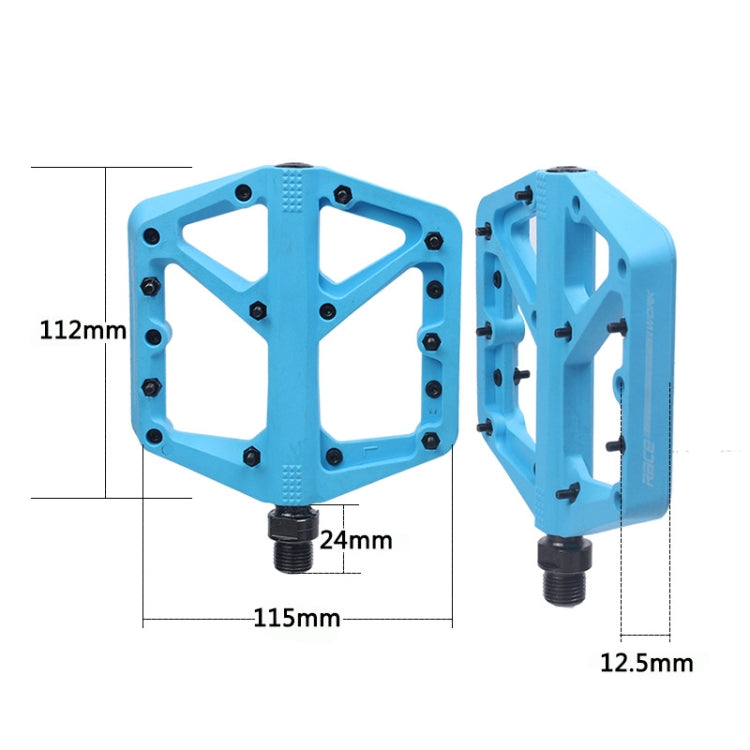 Skorter | RACEWORK RK66 Mountain Bike Nylon Fiber Pedals(Blue)