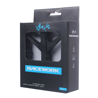 Skorter | RACEWORK RK66 Mountain Bike Nylon Fiber Pedals(Red)
