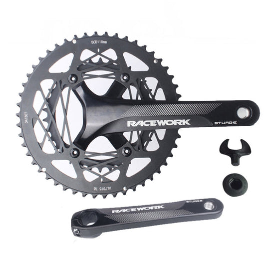 Skorter | RACEWORK RKRFA Road Bike Aluminum Alloy 22-speed Crankset, Spec: 50-34T without BB