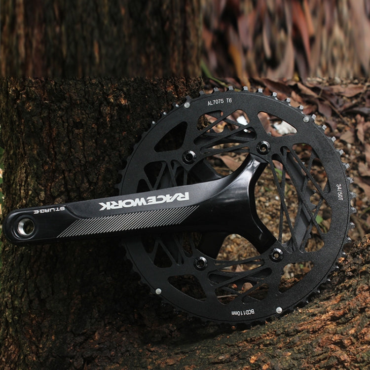 Skorter | RACEWORK RKRFA Road Bike Aluminum Alloy 22-speed Crankset, Spec: 50-34T with BB