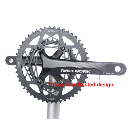 Skorter | RACEWORK RKRFA Road Bike Aluminum Alloy 22-speed Crankset, Spec: 50-34T with BB