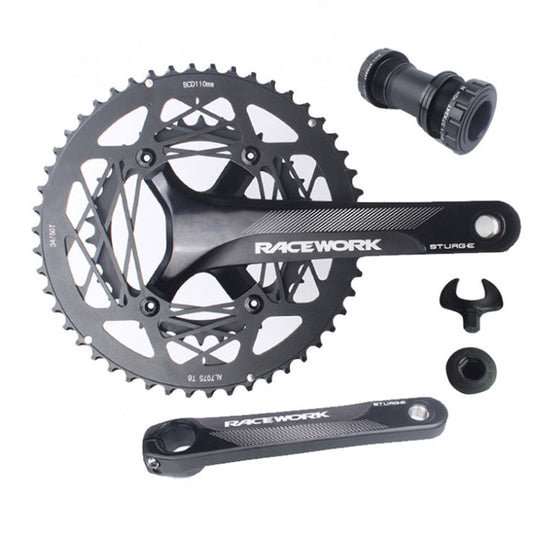 Skorter | RACEWORK RKRFA Road Bike Aluminum Alloy 22-speed Crankset, Spec: 53-39T with BB