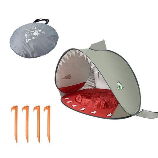 Skorter | Baby Beach Tent With Pool Portable Foldable Sunshelter, Color: Shark Gray