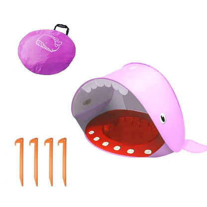 Skorter | Baby Beach Tent With Pool Portable Foldable Sunshelter, Color: Whale Pink