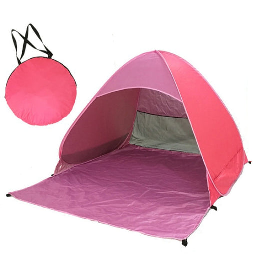 Skorter | Automatic Instant Pop Up Tent Potable Beach Tent，Size: 150x165x110cm(Pink)