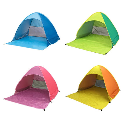 Skorter | Automatic Instant Pop Up Tent Potable Beach Tent，Size: 150x165x110cm(Blue)