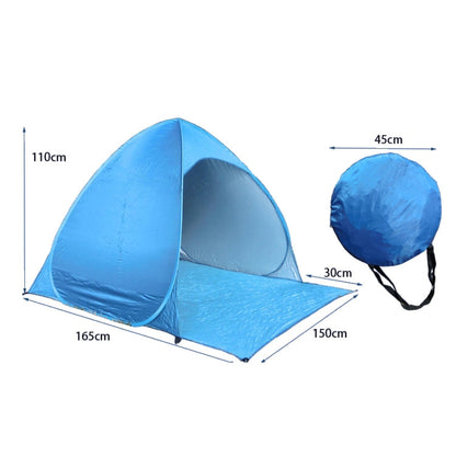 Skorter | Automatic Instant Pop Up Tent Potable Beach Tent，Size: 150x165x110cm(Green)