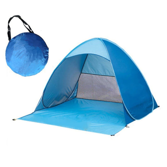 Skorter | Automatic Instant Pop Up Tent Potable Beach Tent，Size:  200x165x130cm(Blue)