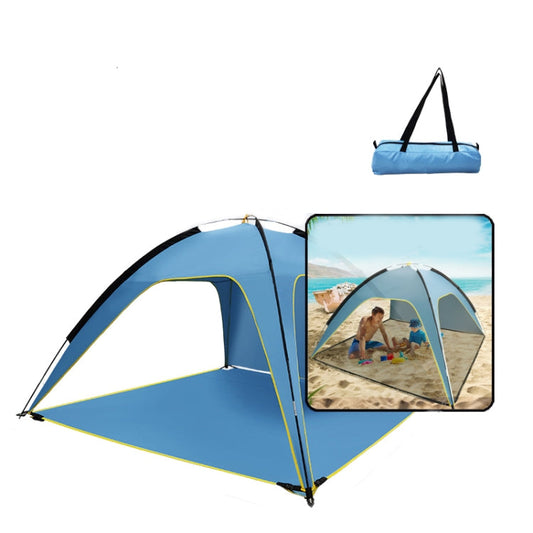 Skorter | 3 Sides Ventilated Spacious Outdoor Big Tent Sunscreen Rainproof Tent,Style: Detachable Base Fabric