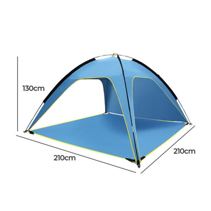 Skorter | 3 Sides Ventilated Spacious Outdoor Big Tent Sunscreen Rainproof Tent,Style: Ordinary