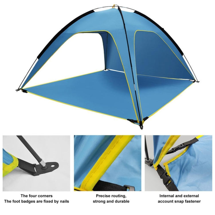 Skorter | 3 Sides Ventilated Spacious Outdoor Big Tent Sunscreen Rainproof Tent,Style: Ordinary