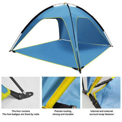 Skorter | 3 Sides Ventilated Spacious Outdoor Big Tent Sunscreen Rainproof Tent,Style: Ordinary