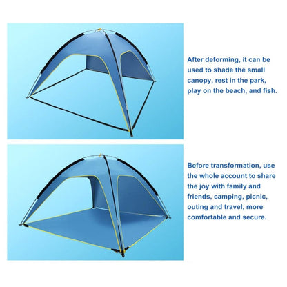 Skorter | 3 Sides Ventilated Spacious Outdoor Big Tent Sunscreen Rainproof Tent,Style: Ordinary