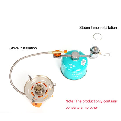 Skorter | 2 In 1 Outdoor Camping Aluminum Alloy Gas Tank Conversion Head Tool