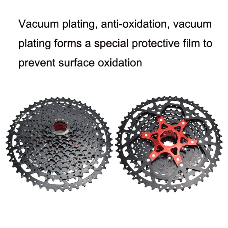 Skorter | VG Sports Split Mountain Bike Lightweight Cassette Flywheel, Style: 11 Speed 42T (Black)