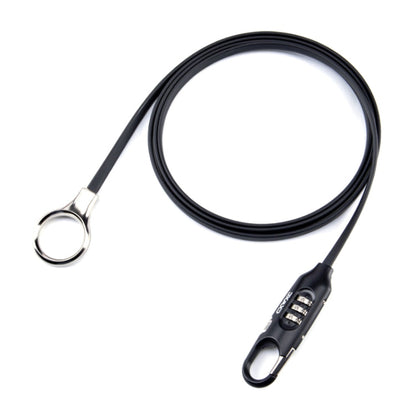 Skorter | PL3001 Bicycle Mountain Bike Portable Anti-theft Password Cable Lock(Black)