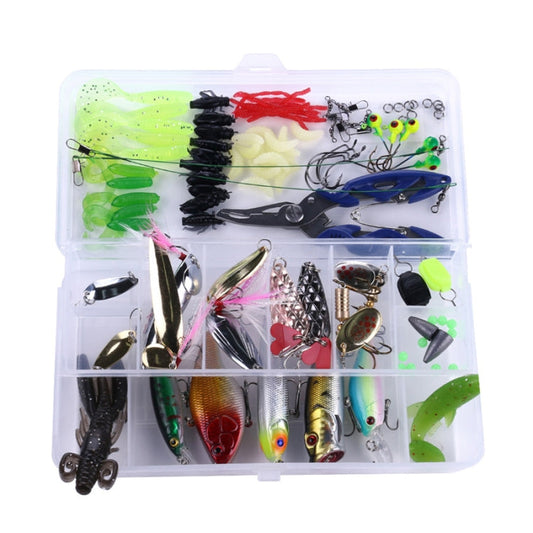 Skorter | 110 PCS / Box HENGJIA Sea Bass Fake Soft Bait Fishing Gear Accessories Freshwater Bait