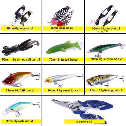 Skorter | 110 PCS / Box HENGJIA Sea Bass Fake Soft Bait Fishing Gear Accessories Freshwater Bait