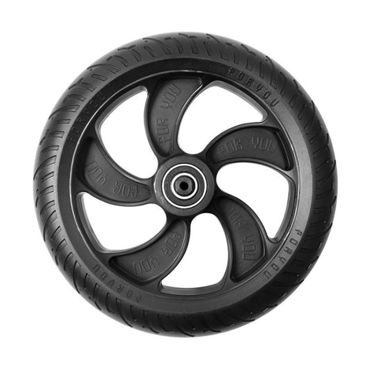 Skorter | 8 inch Scooter Plastic Front Wheel Accessories For KUGOO S1/S2/S3(Black)
