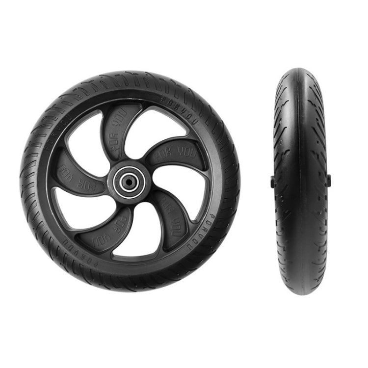 Skorter | 8 inch Scooter Plastic Front Wheel Accessories For KUGOO S1/S2/S3(Black)