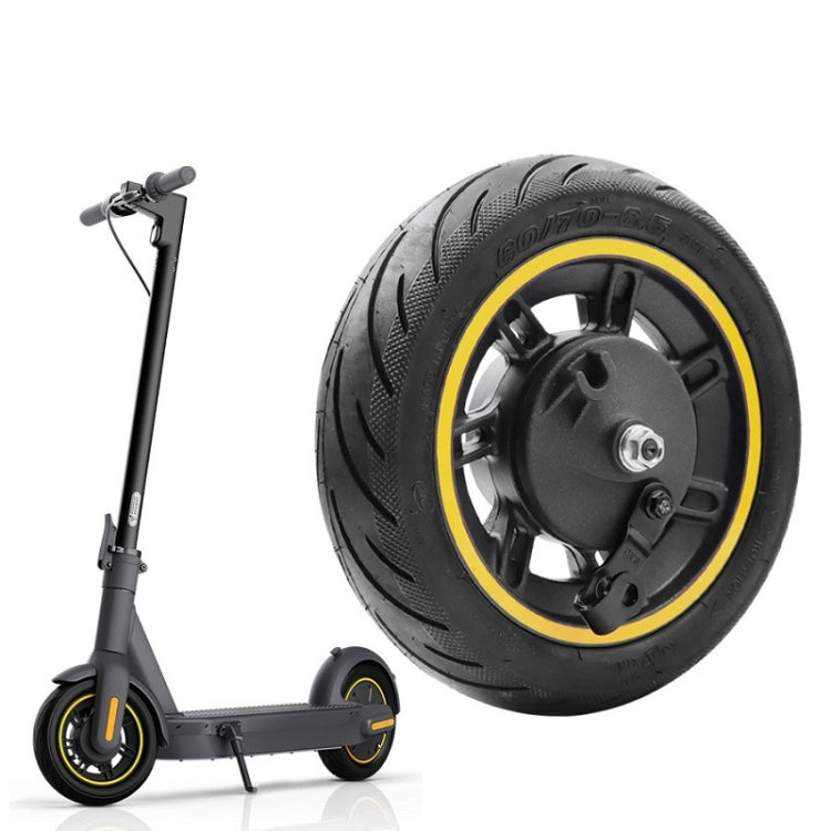 Skorter | 10 Inch Electric Scooter Front Tire Tubeless for Ninebot MAX G30 (Yellow)