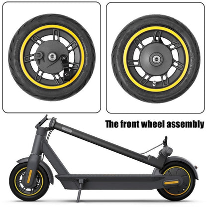 Skorter | 10 inch Electric Scooter Front Wheel Tubeless For Ninebot MAX G30(Yellow)