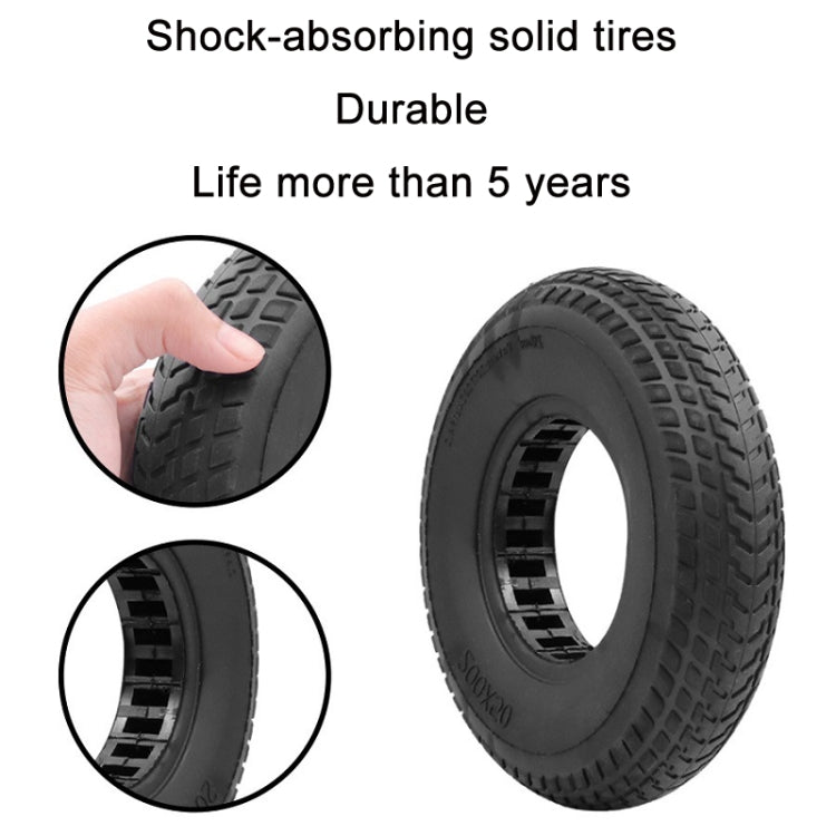 Skorter | 8 inch Hollow Solid Rubber Tire For Xiaomi Scooter, Color: Red