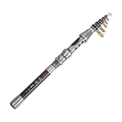 Skorter | LEO 27593 Carbon Mini Fishing Rod Shrink Handle Throwing Poles, Length: 2.1m