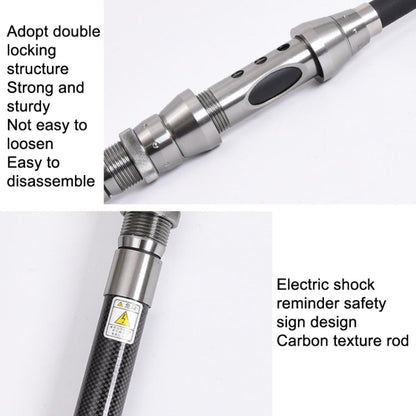 Skorter | LEO 27593 Carbon Mini Fishing Rod Shrink Handle Throwing Poles, Length: 2.1m