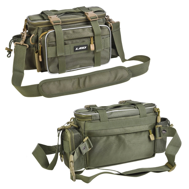 Skorter | LEO 27852 Multifunctional Luya Bag Fishing Gear Shoulder Bag Outdoor Photography Bag(Army Green)