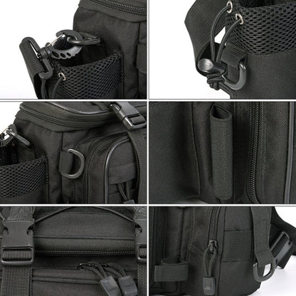 Skorter | LEO 27852 Multifunctional Luya Bag Fishing Gear Shoulder Bag Outdoor Photography Bag(Black)
