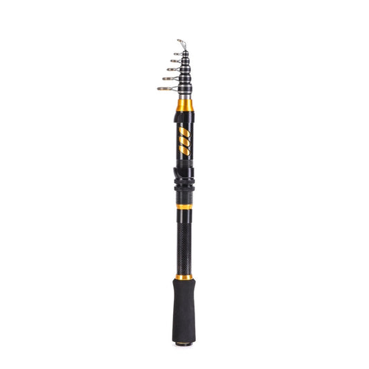 Skorter | LEO 28004 Short Carbon Sea Pole Mini Road Fishing Rod Fishing Gear, Length: 210cm