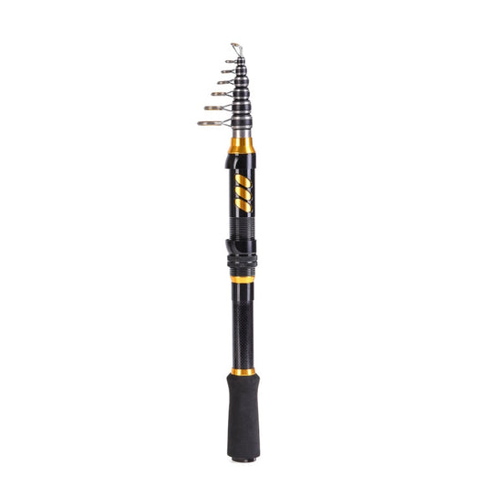 Skorter | LEO 28004 Short Carbon Sea Pole Mini Road Fishing Rod Fishing Gear, Length: 240cm