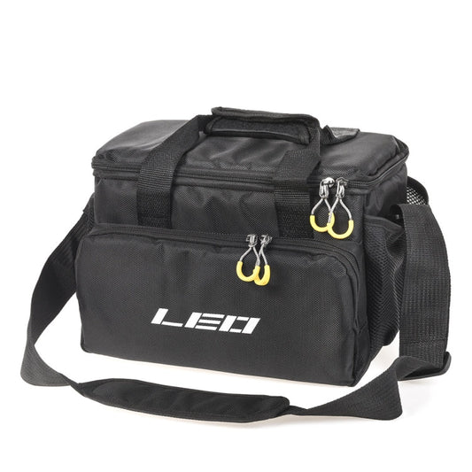 Skorter | LEO 28048 Thickening Square Road Sub Bag Bait Wheel Fishing Gear Bag(Black)
