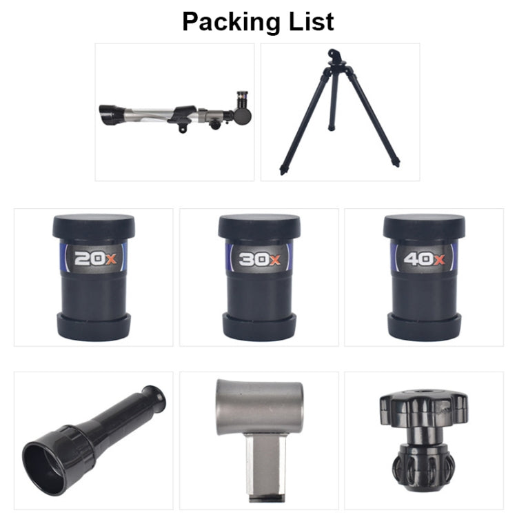 Skorter | 20-40 X Objective Lens Science and Education Telescope Toys(C2130)