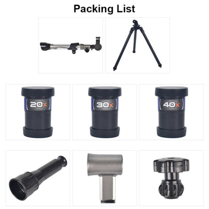 Skorter | 20-40 X Objective Lens Science and Education Telescope Toys(C2130)