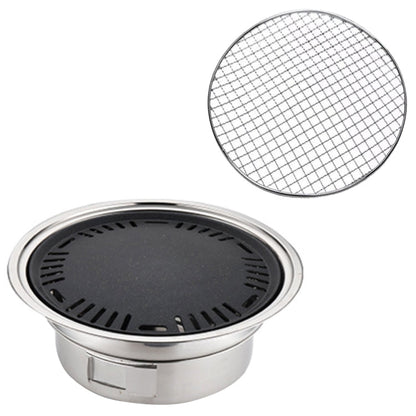 Skorter | Home Multifunctional Adjustable Fire Barbecue Grill, Size: L (Pan+Net)
