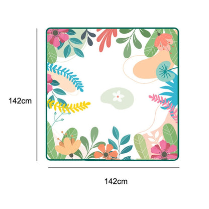 Skorter | Outdoor Camping Thickened Moisture-proof Pad Portable Waterproof Picnic Cloth(Plant Flower)