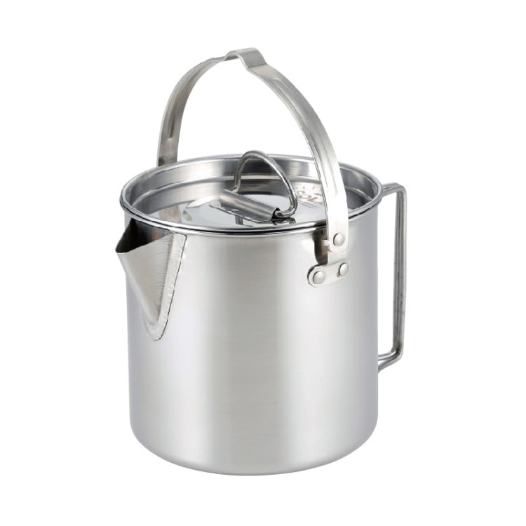 Skorter | CW-307 Portable Stainless Steel Picnic Cooker Kettle Teapot Hanging Pot(Silver)