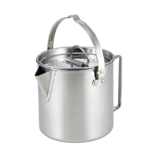 Skorter | CW-307 Portable Stainless Steel Picnic Cooker Kettle Teapot Hanging Pot(Silver)
