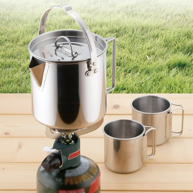 Skorter | CW-307 Portable Stainless Steel Picnic Cooker Kettle Teapot Hanging Pot(Silver)