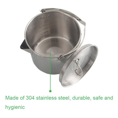 Skorter | CW-307 Portable Stainless Steel Picnic Cooker Kettle Teapot Hanging Pot(Silver)